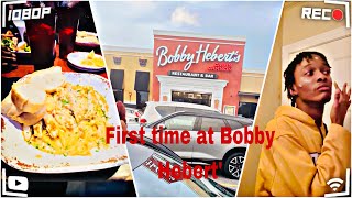 This afternoon, my first time at this restaurant ? Bobby Hebert’ on Father’s Day👨🏿￼￼