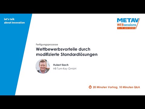 METAV Web-Sessions | HB Turn-Key GmbH