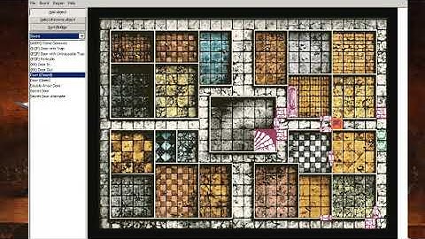 HeroQuest mapping in modified HeroScribe for Fantasy Grounds