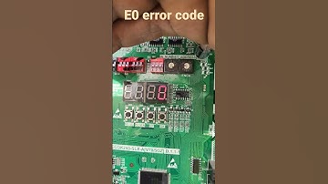 E0 ERROR CODE IN TVR/TRANE VRF System