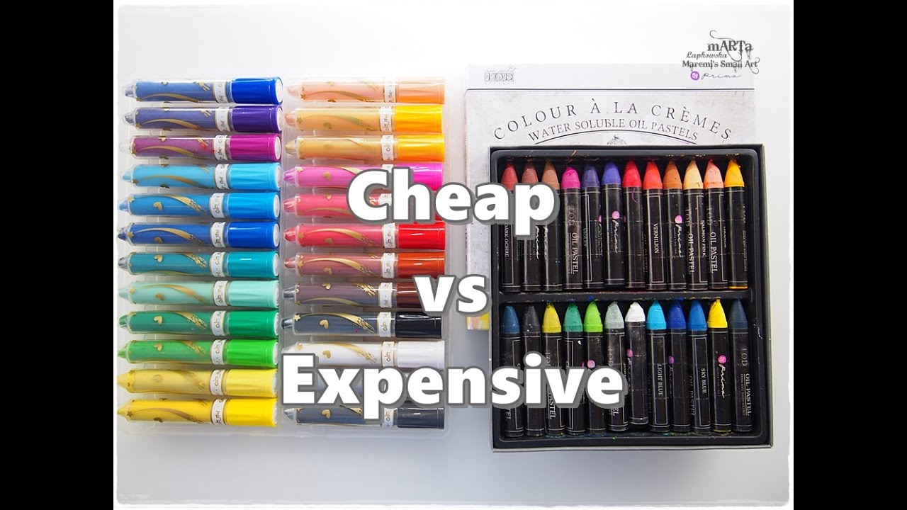 Review & Comparison of NEW Prima Oil Pastels! – The Frugal Crafter