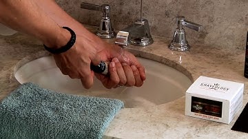 How to Clean A Badger Hair Brush by Shaveology