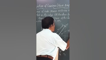 Triangular lamina resting on a  side on HP/ Engineering Drawing/ Tech video