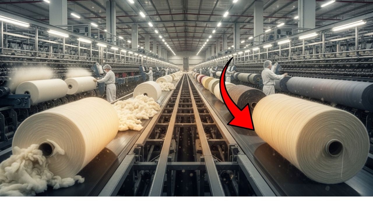 Inside Wool is Processed for Clothing Factory: How Wool is Processed for Clothing(Full Process)