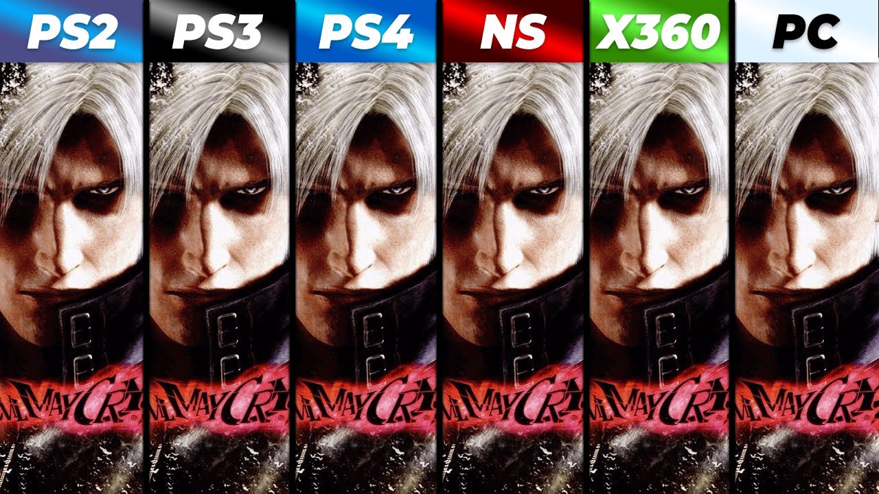 Devil May Cry (2001) PS2 vs PS3 vs XBOX 360 vs Switch vs PS4 vs