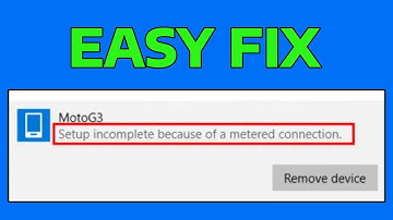 How To Fix Setup Incomplete Because of a Metered Connection Error in Windows 11