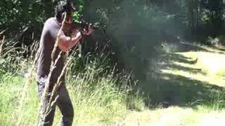 Hungarian RPD being fired