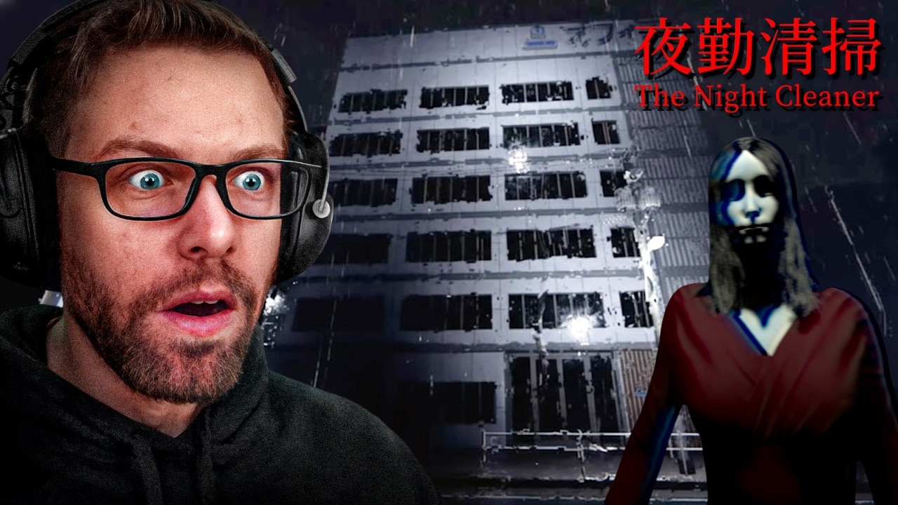 Je dois nettoyer un immeuble hanté la NUIT... | The Night Cleaner | Jeu Horreur Japonais