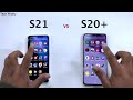 Samsung s21 vs s20 plus in 2024  speed test