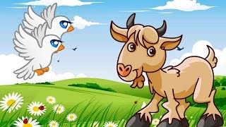 Short Stories for Kids | The Brave Goat & The Hunter and the Doves | Animal Stories