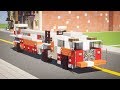 Minecraft NYC FDNY Tiller Ladder Fire Truck Tutorial