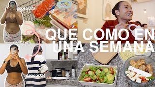 qué como en una semana (balanceado + recetas) | Martina