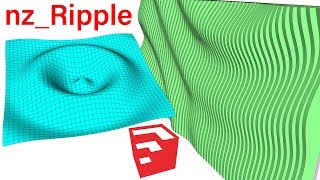 Creating Waves and Ripples in SketchUp