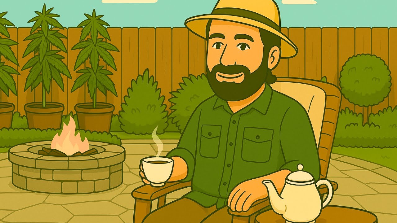 Adding Tea Leaves to Cannabis Plants.  An educational video