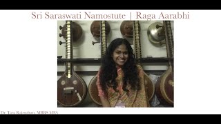 Sri Saraswati Namostute| Raga Aarabhi| Saraswati Veena| Navaratri