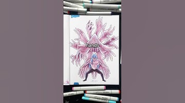 プロのように手を描く方法!! ✋✍️ #arttutorial