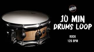 FREE DRUMS LOOP - Rock - 126 BPM 🥁