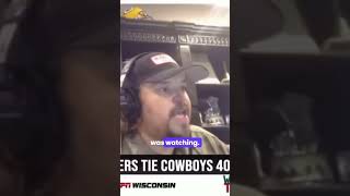 "Mark Tauscher NEVER saw this coming 🤢 The Packers tie with the Cowboys has him SICK. #nfl #packers Content