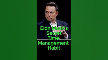 The Time Trick Elon Musk Uses Every Day!