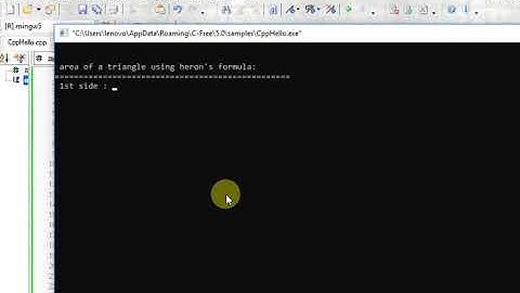 area of a triangle using heron
