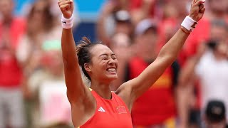 Zheng Qinwen Makes History: China's First Olympic Tennis Gold at Paris 2024