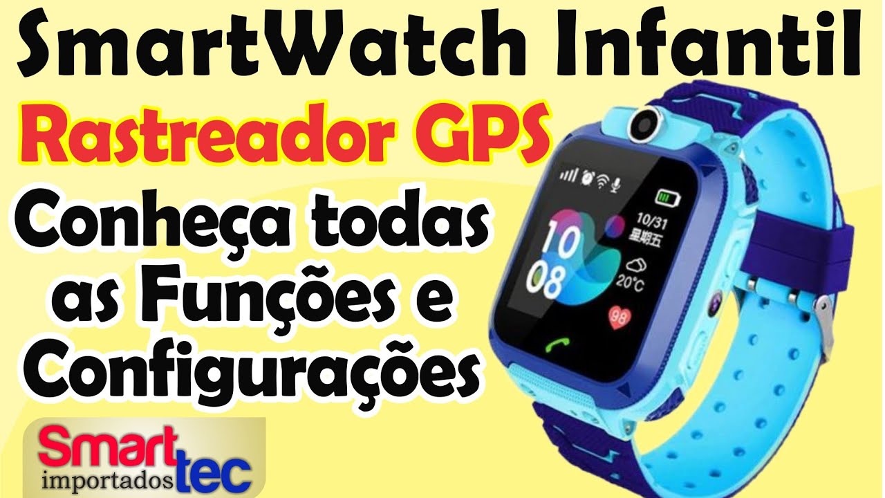 Smartwatch infantil – C?mera de posicionamento inteligente Q12