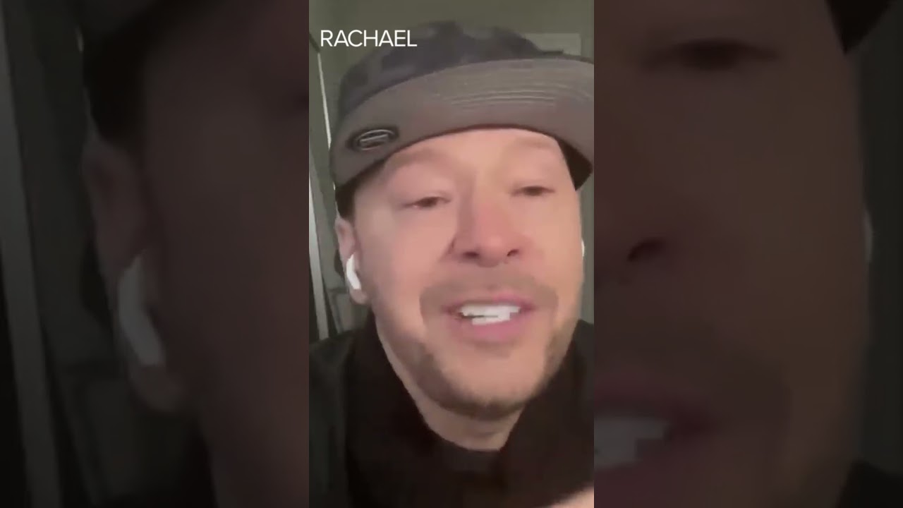 Donnie Wahlberg makes Rachael Ray cry #shorts