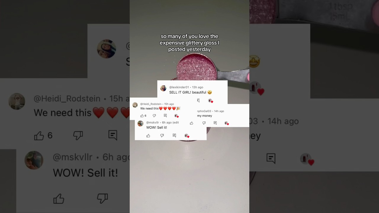 The supply of this gloss is low and the demand for this gloss is HIGH😭 