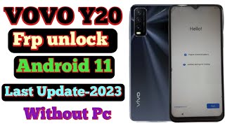 All Vivo Android 11 Frp bypass Last Update // Vivo y20,y20s,v20,v20s frp Unlock, without Pc, 2023