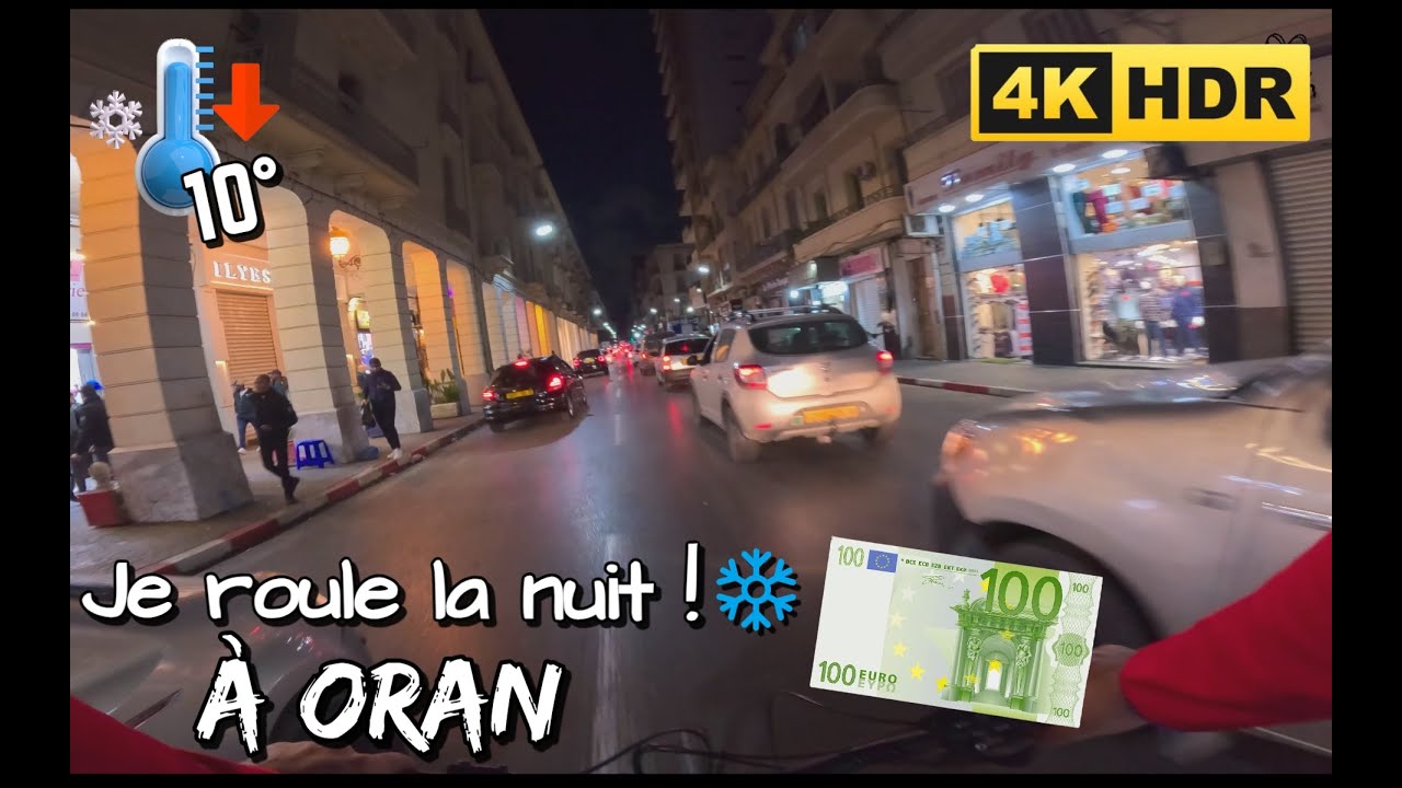 Rouler la Nuit à Oran Une Expérience Unique à Vélo Entre Lumières et Mouvement #247 #oran #dz #وهران
