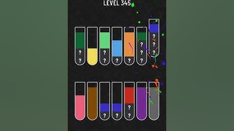 【Water Sort Puzzle】 Level 345