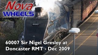 Ex-LNER A4 60007 "Sir Nigel Gresley" at Doncaster