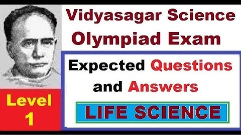 #VSO24, EXPECTED QUESTIONS, Vidyasagar Science Olympiad, Level 1,