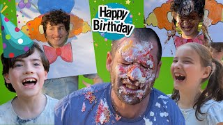 DAD GETS PIE FACED at CALEB'S LOCKDOWN BIRTHDAY PARTY