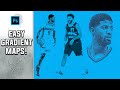 Utilize Gradient Maps On Your Designs Sports Design Photoshop Tutorial Cal So Scoped 