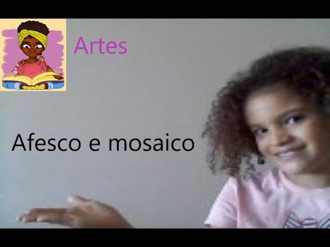 Vídeo: O Que é Um Afresco, Mosaico, Vitral, Painel?