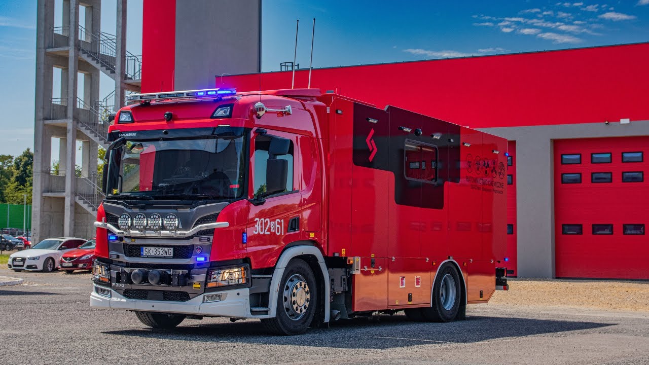 MOBILNE LABOLATORIUM CHEMICZNE - 302[S]61 SCANIA P370 / SRChem / PS SZCZĘŚNIAK - JRG 2 KATOWICE