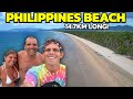 Philippines longest beach  world famous island province palawan