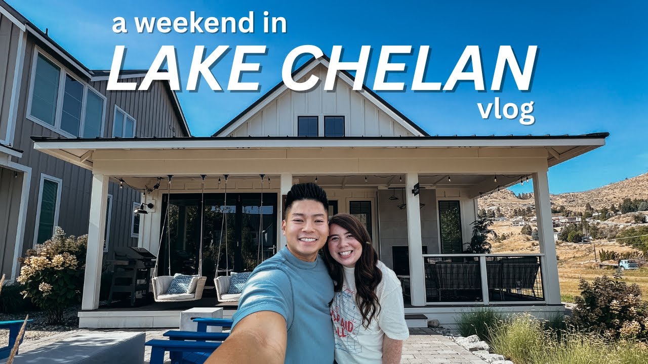 lake chelan vlog | house tour, coffee shops, restaurants and more
