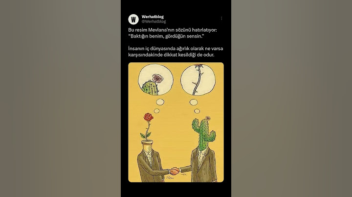 Bu resim Mevlana’nın sözünü hatırlatıyor: “Baktığın benim, gördüğün sensin.”İnsanın iç dünyasında