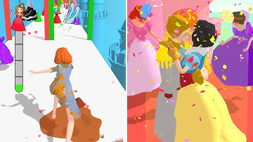 Princess Run 3D 👸🤴❤️ All Levels Gameplay Trailer Android,ios New Games