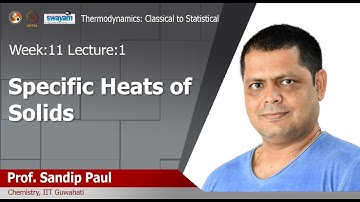 Lec 31: Specific Heats of Solids