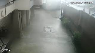 HEAVY RAIN ( CAPTURED BY MY CCTV CAMERA)