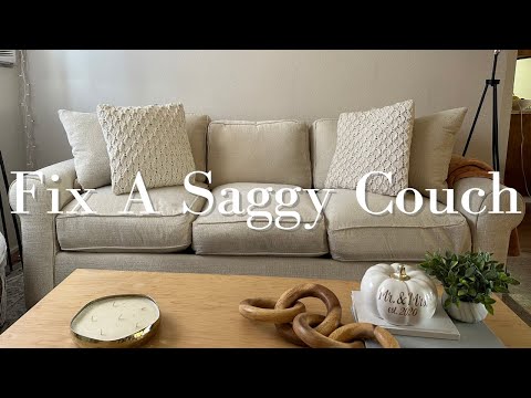 How to Rescue Your Saggy Couch Cushions - SuperMom Shuffle