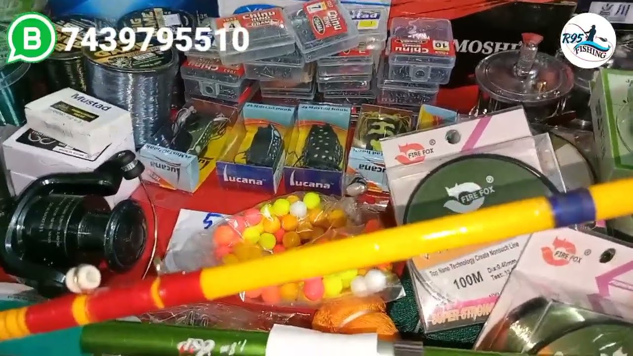 cheap and best Indian rod indian reel || fishing line fishing hook float || R95fishing