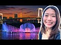 Tokyo Bay Adventure/Odaiba Fountain and Doraemon's Dream Park!🌇✨