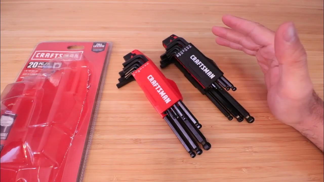 Craftsman Allen Wrenches & Hex Keys Review YouTube