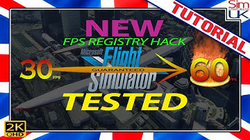 Double Your FPS in Microsoft Flight Simulator 2020 + NEW Stutter Free Reg Hack TESTED