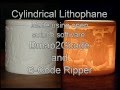 PVC Pipe Lithophane Using Open Source Software