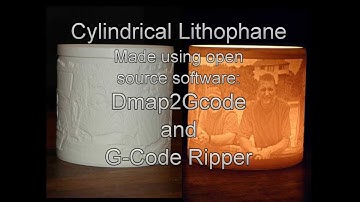 PVC Pipe Lithophane Using Open Source Software